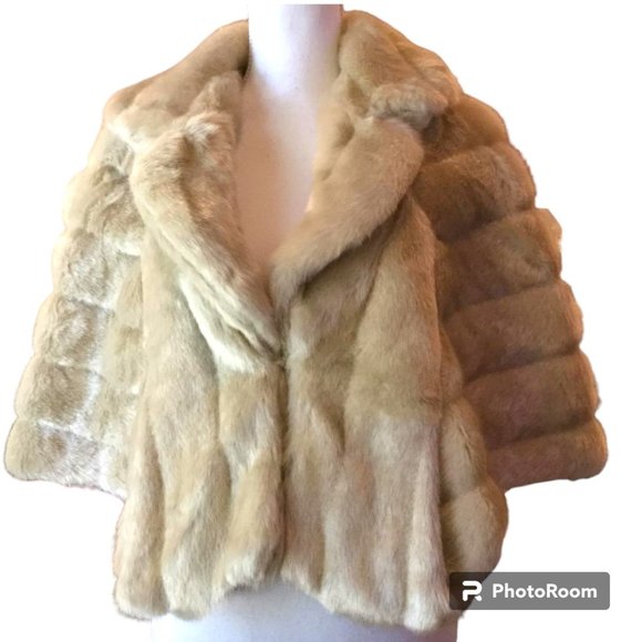 INC International Concepts Jackets & Blazers - INC International Concepts Women's Faux Fur Cape